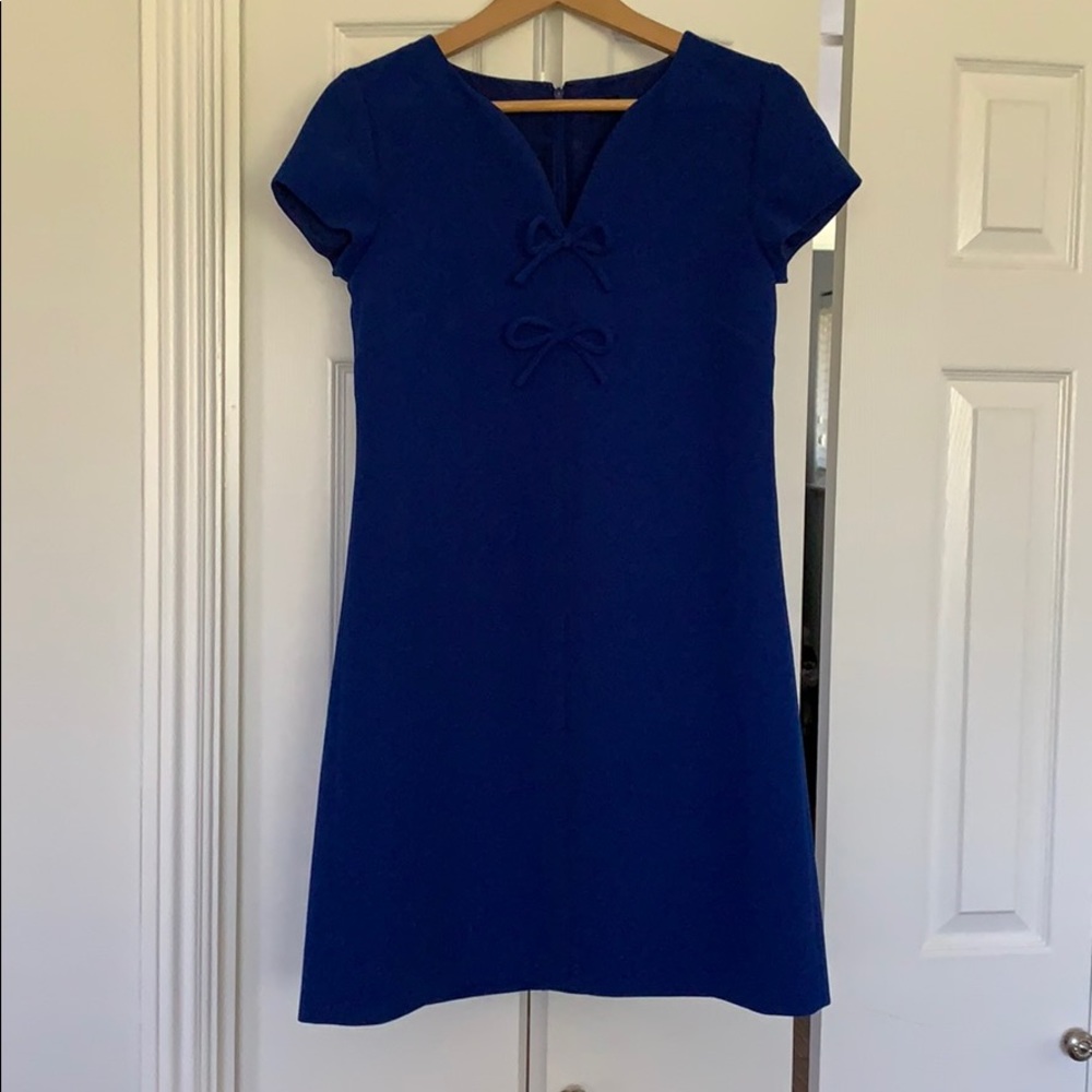 Royal blue shift style dress